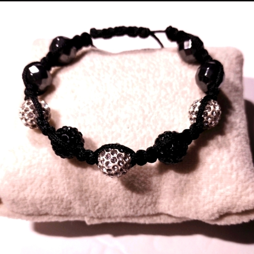 Beaded Adjustable Bracelet Nwt - image 1